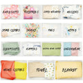 Huhumy 15 Pcs Hospital Bags for Labor and Delivery Resealable Birth Hospital Bag Essentials Frosted Clear Maternity Mommy Hospital Bag for Newborn Baby Shower Diaper Mom Gift Organizing